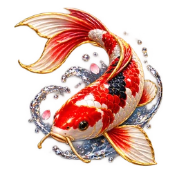 Koi Carp symbol art