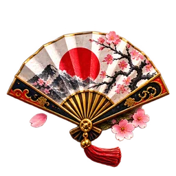 Paper Fan symbol art