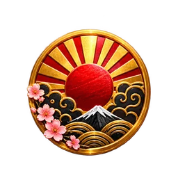 Rising Sun Crest symbol art